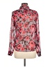 Love, Fire 100% Polyester Floral Red Long Sleeve Blouse Size M - photo 2