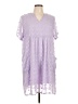 MIHOLL 100% Polyester Purple Casual Dress Size L - photo 1