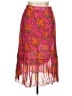 Scoop Paisley Pink Casual Skirt Size XL - photo 1