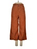 Topshop 100% Cotton Brown Orange Casual Pants Size 28 waist - photo 1