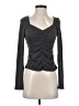 Habitual Gray Long Sleeve Top Size Sm (1) - photo 1