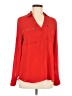 Express 100% Polyester Red Long Sleeve Blouse Size M - photo 1