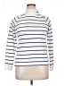TSE Stripes White Turtleneck Sweater Size 14 - photo 1