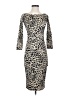 Assorted Brands Animal Print Tan Cocktail Dress Size S - photo 1