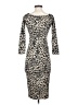 Assorted Brands Animal Print Tan Cocktail Dress Size S - photo 2