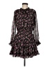 Sky To Moon 100% Polyester Floral Black Cocktail Dress Size M - photo 1