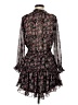 Sky To Moon 100% Polyester Floral Black Cocktail Dress Size M - photo 2