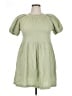 Universal Thread 100% Cotton Solid Green Casual Dress Size XS (estimated) - photo 1
