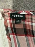 Torrid 100% Polyester Brown 3/4 Sleeve Blouse Size 3X Plus (3) - photo 7