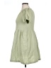 Universal Thread 100% Cotton Solid Green Casual Dress Size XS (estimated) - photo 5