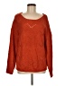 Dokotoo 100% Acrylic Hearts Orange Pullover Sweater Size M - photo 1