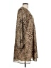 Time and Tru 100% Polyester Animal Print Tan Casual Dress Size L - photo 4