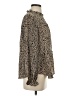 Harper Animal Print Brown Long Sleeve Blouse Size S - photo 4