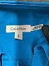 Calvin Klein 100% Polyester Blue 3/4 Sleeve Blouse Size L - photo 7