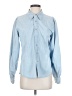 Mother Blue Long Sleeve Button-Down Shirt Size S - photo 1