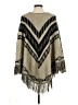 Unbranded Chevron-herringbone Tan Poncho One size (estimated) - photo 2