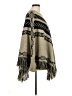 Unbranded Chevron-herringbone Tan Poncho One size (estimated) - photo 4