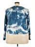 Audrey 3+1 Blue Long Sleeve Top Size 3X - photo 2