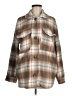 Charlotte Russe Plaid Brown Coat Size M - photo 1