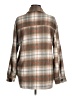 Charlotte Russe Plaid Brown Coat Size M - photo 2