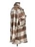 Charlotte Russe Plaid Brown Coat Size M - photo 4