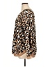 Kim Rogers 100% Cotton Animal Print Brown Pullover Sweater Size XL - photo 5