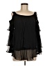 Kenar 100% Polyester Black 3/4 Sleeve Blouse Size M - photo 1