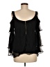 Kenar 100% Polyester Black 3/4 Sleeve Blouse Size M - photo 2