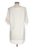 Chico's Ivory Short Sleeve Blouse Size Lg (2) - photo 2