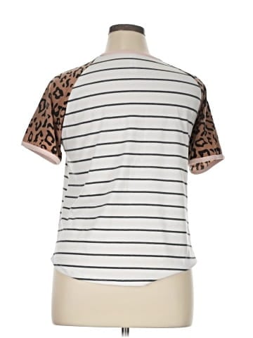 Tickled Teal Short Sleeve T-Shirt (view 2)