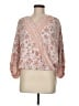 Lovestitch Floral Pink 3/4 Sleeve Blouse Size M - photo 1