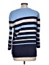 Rafaella Stripes Blue Pullover Sweater Size L - photo 2