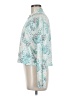 Sam Edelman Print Teal Long Sleeve Blouse Size M - photo 5