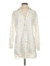 Never Fully Dressed Stars Ivory Long Sleeve Blouse Size 4 - photo 1