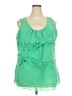 Lane Bryant Green Sleeveless Blouse Size 22 - photo 1