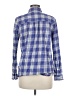 Madewell Plaid Blue Long Sleeve Button-Down Shirt Size M - photo 2