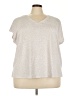 RBX Tweed Silver Short Sleeve T-Shirt Size 3X - photo 1
