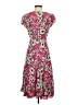 Talbots 100% Rayon Paisley Pink Casual Dress Size 2 - photo 2