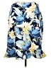 Messini Print Blue Casual Skirt Size XL - photo 2