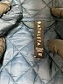 Athleta 100% Nylon Argyle Blue Jacket Size XS - photo 6