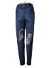 Unbranded 100% Polyester Graphic Blue Jeans Size S - photo 2