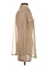 JOY 100% Polyester Color Block Tan button down Size UK 6 / US 2 - photo 4