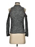 Express Outlet Gray Long Sleeve Top Size XS - photo 1