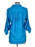 Calvin Klein 100% Polyester Blue 3/4 Sleeve Blouse Size L - photo 2