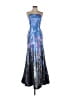 Rene Ruiz 100% Polyester Blue Cocktail Dress Size 4 - photo 1