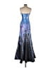 Rene Ruiz 100% Polyester Blue Cocktail Dress Size 4 - photo 2