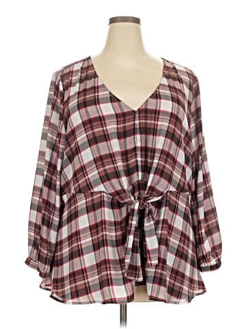 Torrid 3/4 Sleeve Blouse (view 1)