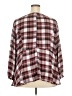 Torrid 100% Polyester Brown 3/4 Sleeve Blouse Size 3X Plus (3) - photo 2