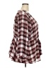 Torrid 100% Polyester Brown 3/4 Sleeve Blouse Size 3X Plus (3) - photo 4