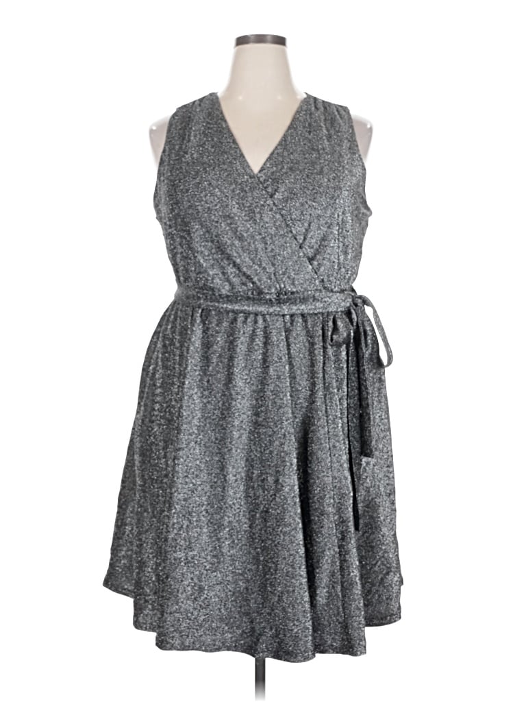 Torrid Casual Dress In Gray